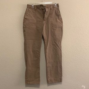 Adjustable waist women’s khaki pants